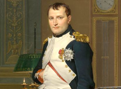 Napoleón y Godoy firman el tratado de Fountainebleau