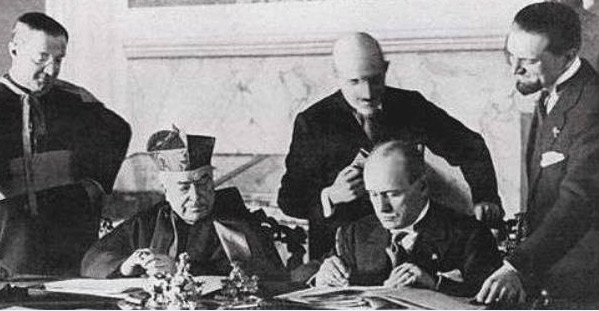 11 Febrero 1929 se firman Los Pactos de Letrán por los que se reconoce el Estado del Vaticano