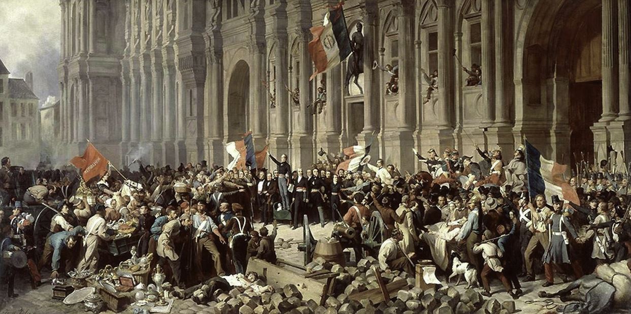 25 Febrero 1848 Los revolucionarios proclaman la Segunda República Francesa
