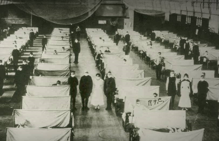 4 Marzo 1918 se detecta el primer caso de Gripe Española en Fort Riley (Estados Unidos)