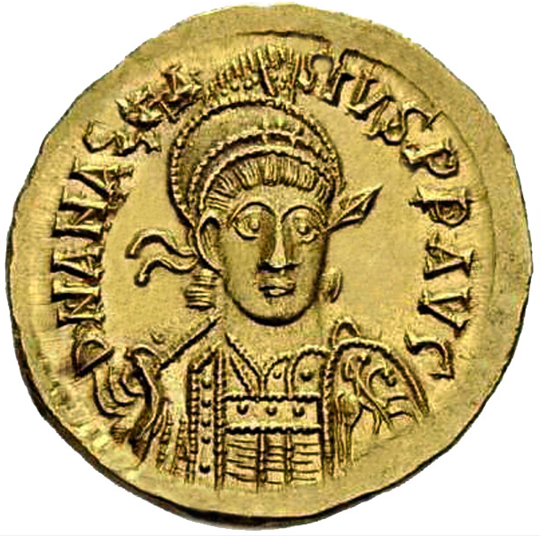 11 Abril 491 Anastasio I se convierte en emperador de Bizancio