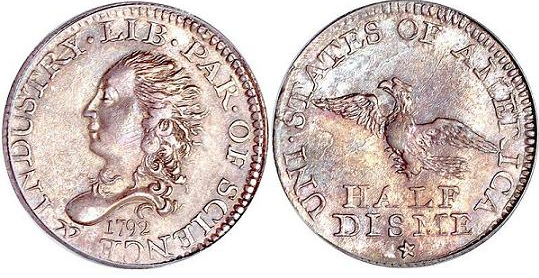 2 Abril 1792 se aprueba la Ley de la Moneda en Estados y la propuesta de creación del dólar