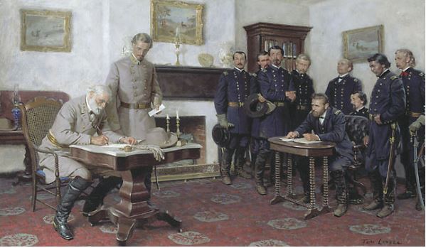 9 Abril 1865 Los confederados se rinden en Appomattox