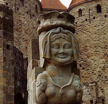 La Dama Carcas la mujer que da nombre a la ciudad francesa de Carcassonne