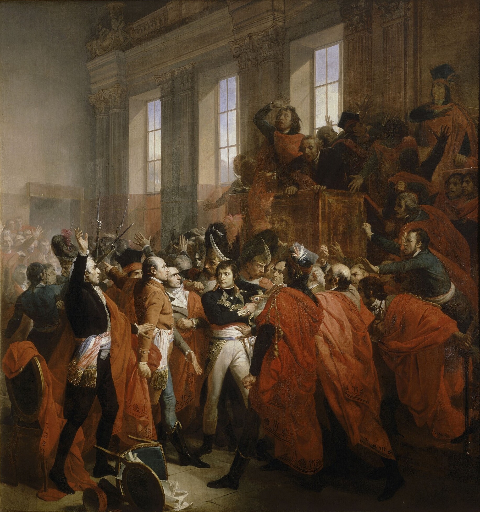 9 de noviembre de 1799 Napoleón derroca al Directorio el 18 de brumario