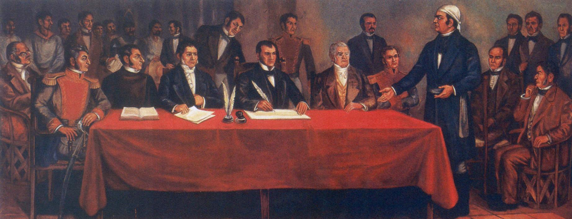 6 de noviembre de 1813 José María Morelos declara oficialmente la independencia de la América Septentrional