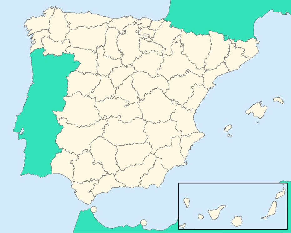 13 de diciembre de 1833 Se creaba la división provincial actual de España