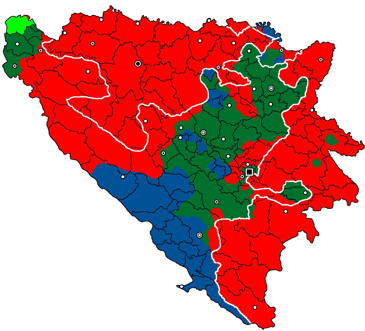 2 de enero de 1993 Se reunían los beligerantes de la Guerra de Bosnia en Ginebra