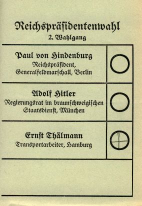 22 de febrero de 1932 Adolf Hitler se postulaba como candidato a la Cancillería alemana