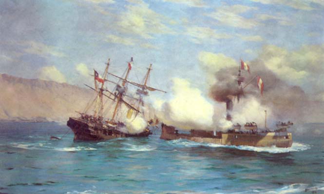 21 de mayo de 1879 Se producía la Batalla naval de Iquique