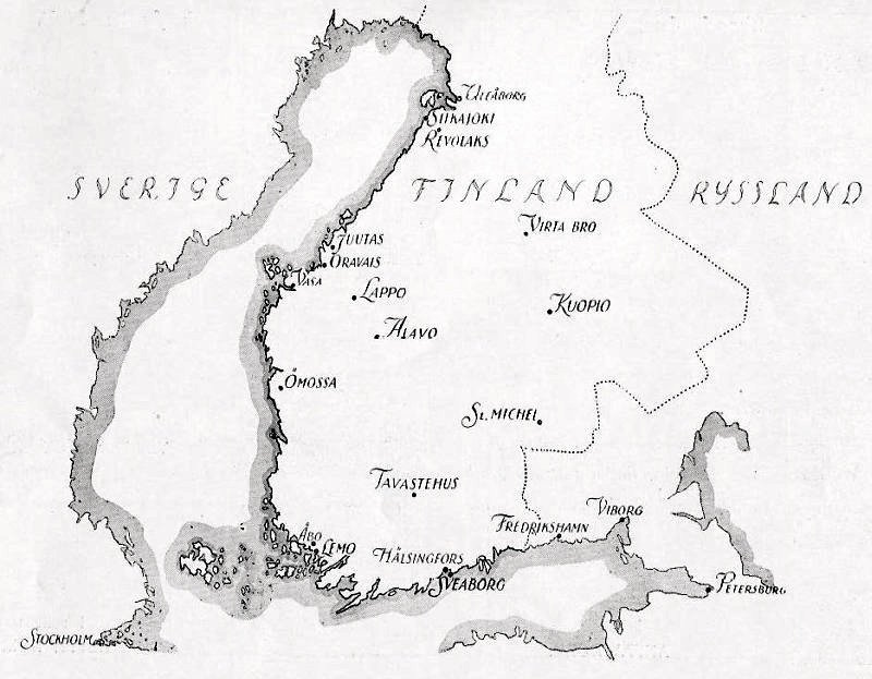 17 de septiembre de 1808 Termina oficialmente la Guerra de Finlandia