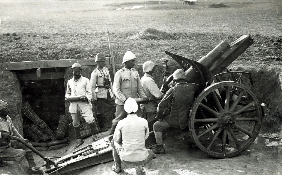 Primera Guerra Mundial soldados otomanos