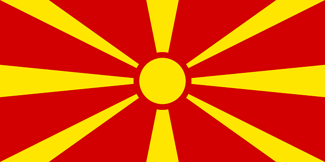 Bandera de la República de Macedonia