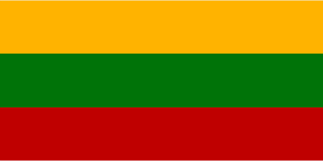 Bandera de Lituania.