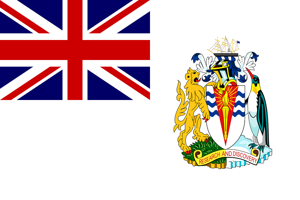Bandera del Territorio Antártico Británico